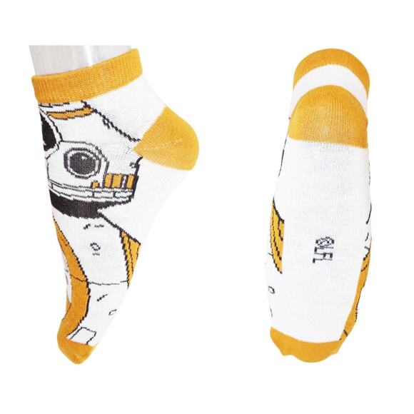 3 Pairs - Vintage Disney Star Wars Adult Shoe 7-12 Low Cut Socks 2016 - Style 2 - Picture 5 of 10